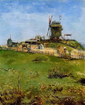 Vincent Van Gogh Painting - El Molino de la Gallette Vincent van Gogh